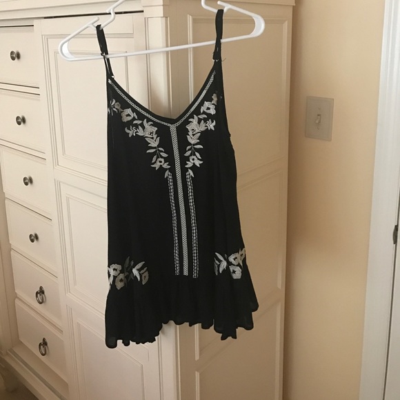 Tops - Black Tunic Cami